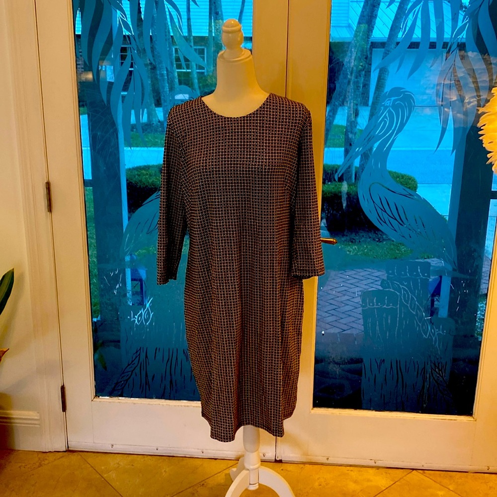 J.McLaughlin Catalina cloth black dress XL, excellent condition